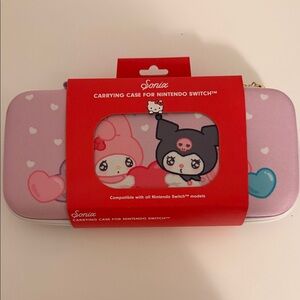 Sanrio My Melody & Kuromi Pink and Blue Nintendo Switch Carrying Case